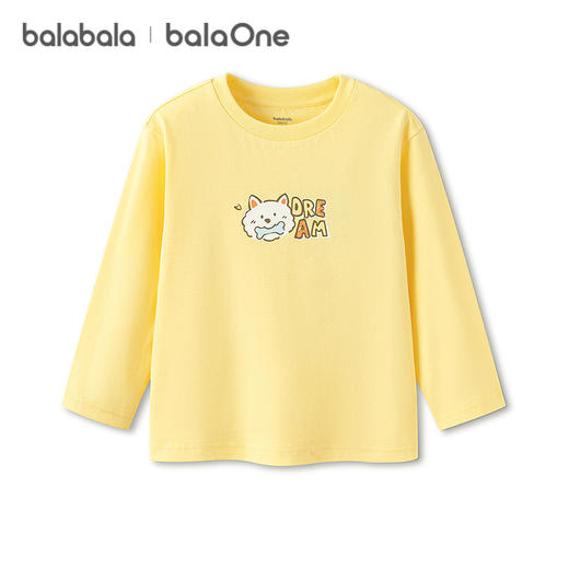 【balaOne】巴拉巴拉儿童长袖t恤男女童2026新款春装萌趣卡通上衣 商品图4