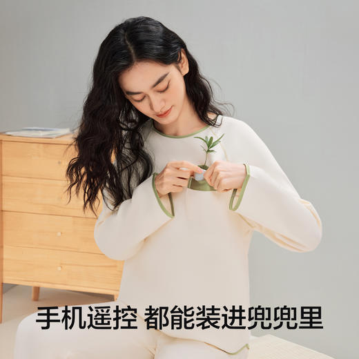 【清仓捡漏】【L-2XL】【有棵树】女士长袖睡衣纯棉家居服套装 商品图4