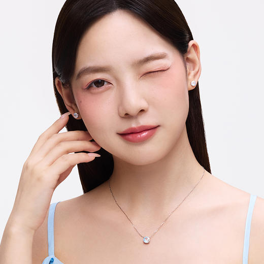 卡蒂罗KADER 幻彩玫瑰耳钉 爆闪渐变彩色华子轻奢高级感小众精致氛围感日常百搭ins风设计 商品图2