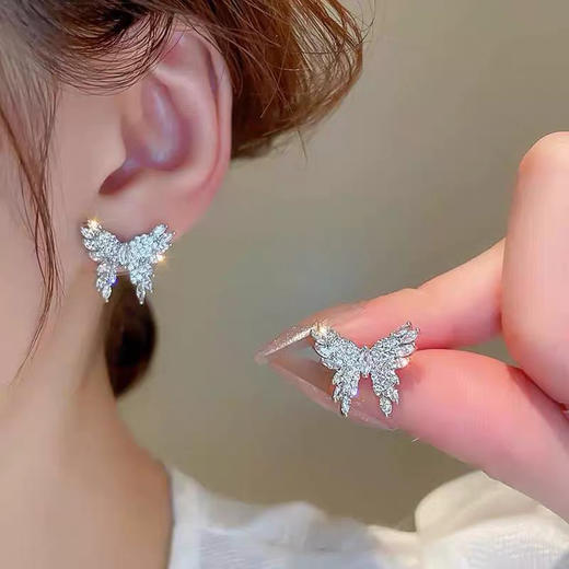 银针蝴蝶耳环-纪念日百货162206351 商品图0