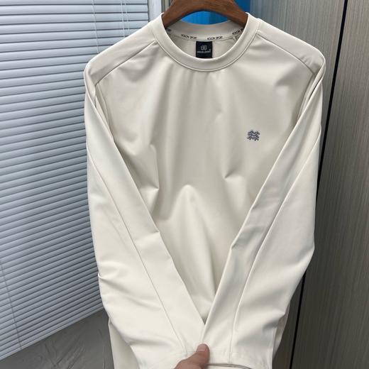 户外休闲衣男士速干运动微拉绒圆领长袖T恤 商品图2
