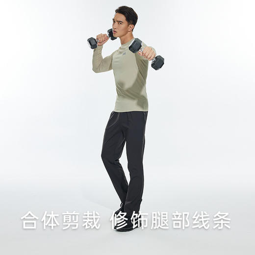 OMG运动 【不易皱】春秋季弹力运动裤休闲长裤男卫裤直筒宽松透气 商品图4