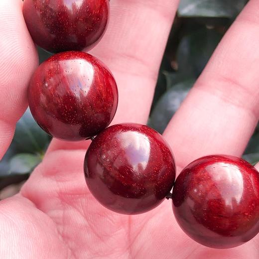 【青山特惠】2.0*12颗 4.5星 小叶紫檀手串 t15 商品图4