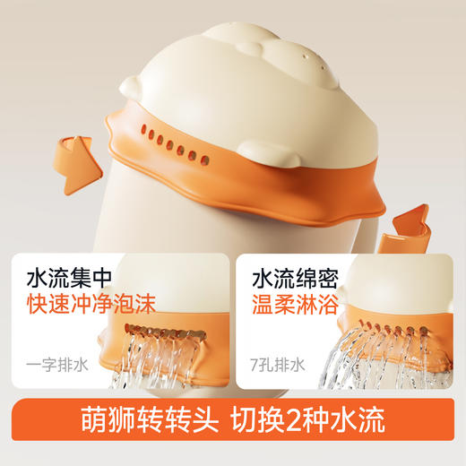 【春日趣玩FUN】曼龙mloong宝宝洗澡洗头神器水瓢婴儿洗头杯舀水加厚洗发杯花洒 商品图1