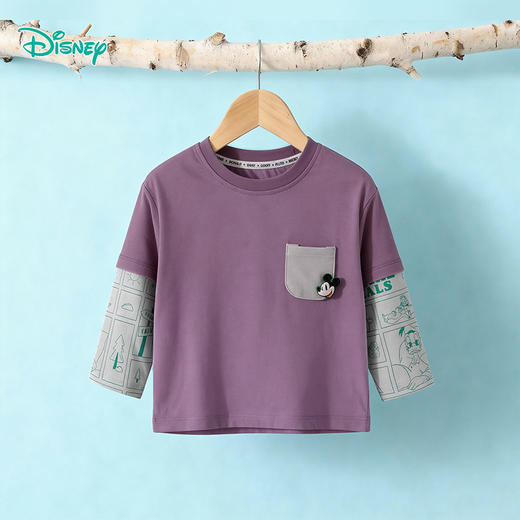迪士尼春秋男童长袖T恤ZD1FS001 商品图8