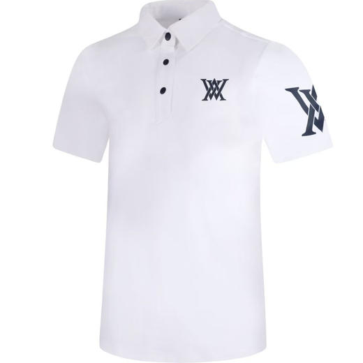 韩国原单ANEW高尔夫服装男士短袖T恤运动高端透气时尚修身速干衣 商品图4