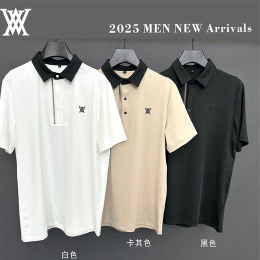 ANEW高尔夫服装男士夏季短袖速干面料时尚阳光休闲户外运动球衣 商品图2