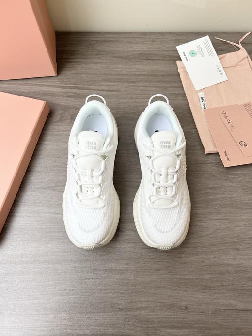 点此购买 Miu Miu早春织物女士老爹鞋 dx 340401 商品图9