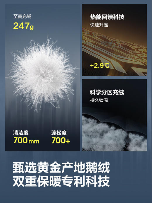 新年红色波司登泡芙700+鹅绒羽绒服女2025冬新款科技蓄热保暖短款 商品图9