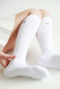 软支撑毛巾底袜子，一卡6双装。松弛感中筒全棉透气运动袜E012758 商品缩略图0