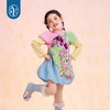 小马宝莉联名年衣童装拼色旗袍女孩春新款泡泡袖小马宝莉拼色旗袍N1261006D04 商品缩略图9