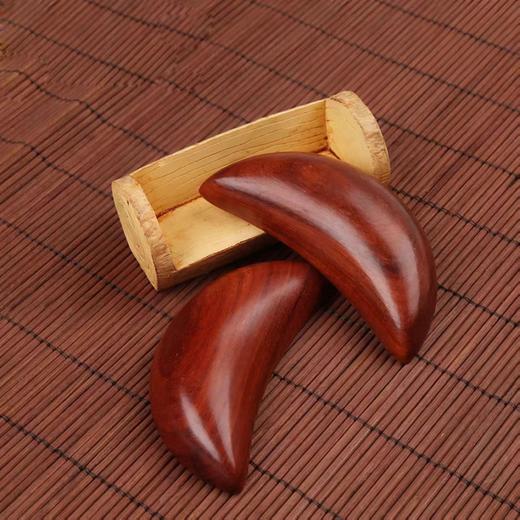 红檀木拜老爷杯子圣卦阴阳桃木茭杯闽南信杯摆件圣杯 商品图5