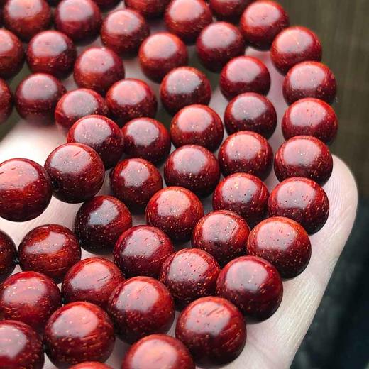 【青山特惠】0.8*108颗5星多金星 小叶紫檀手串 t8 商品图4