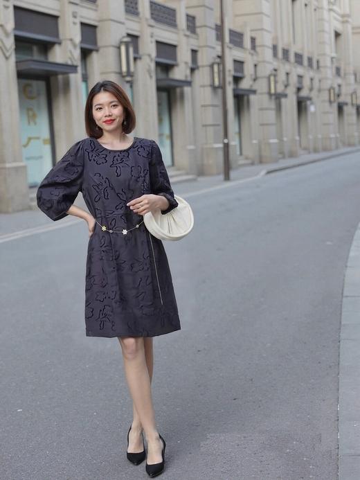 G2000女装FW25商场同款七分袖连衣裙59233032 商品图0