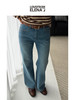 定制莱卡四面弹 气质显瘦高腰微喇牛仔裤 商品缩略图5