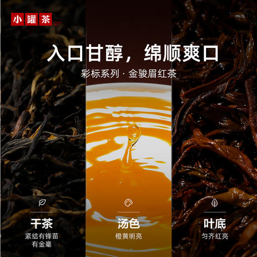 【上新】小罐茶园 彩标系列金骏眉红茶 升级版  90g 自饮伴手礼【现货】 商品图3