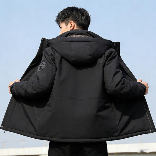 Schenvega 情侣冲锋衣 三防绵羊毛棉衣外套 男女同款 加厚保暖 抵御严寒 商品图2