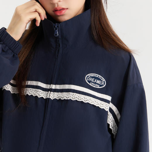 笛莎Deesha 【质感学院系列】笛莎2026年春新款青少年短款花苞学院风织带外套女 商品图2