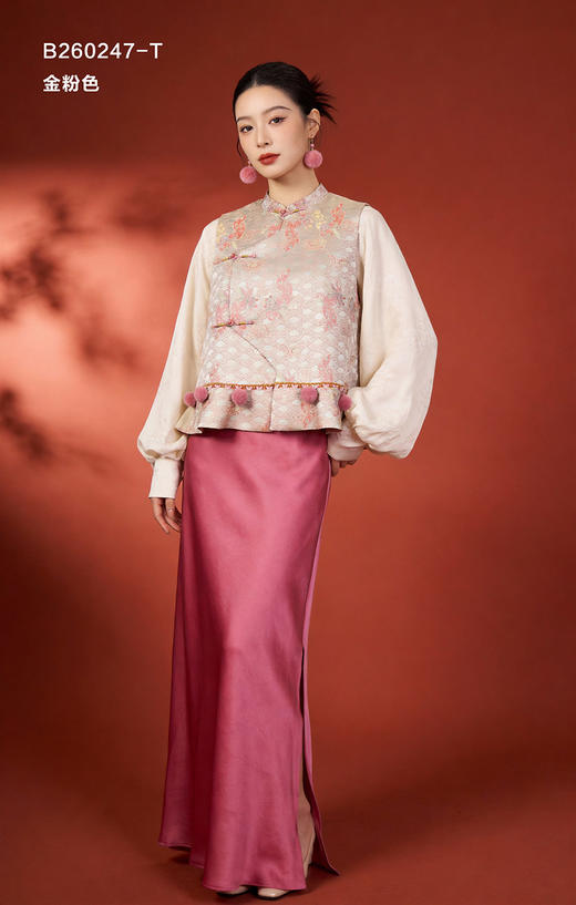 B260247-T宋锦马甲 商品图5