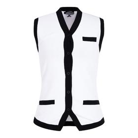 JL家女士针织开衫背心，韩版新款，针织背心是秋季穿搭必备单品之一W221804