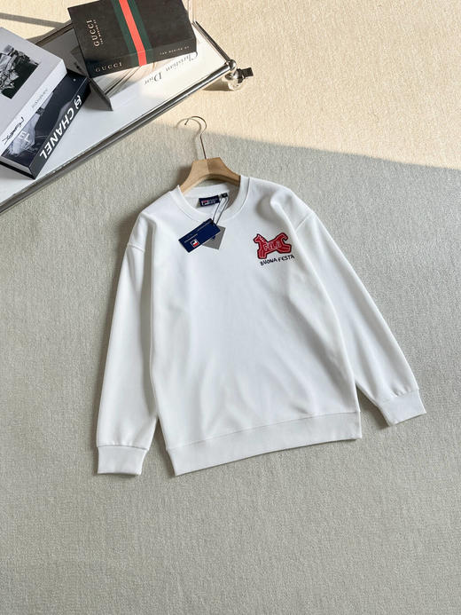 跨年售后 斐乐男女情侣款圆领套头卫衣 ggd 340406 商品图3