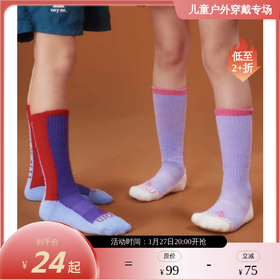 美国WOL 秋冬儿童春秋复古堆堆袜美式女童小腿套加厚保暖女孩袜堆堆袜