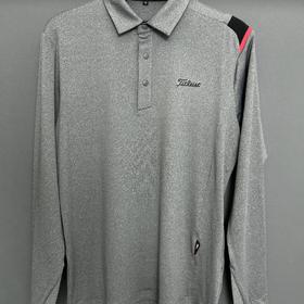 高尔夫服装新款秋冬男女时尚情侣装透气吸汗速干休闲户外运动球衣