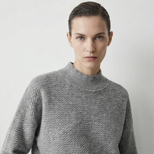 KINGDEER/KD 秋冬新款女式长袖羊绒衫L805632鹿王 红色 商品图11