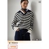 一店k R.L26早春紫标系列！贵里贵气的！秀款！条纹爱好者的极简穿搭！海魂风V领条纹针织衫！ 商品缩略图6