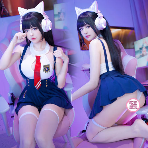 霏慕 背带两穿免脱JK制服6408 商品图9