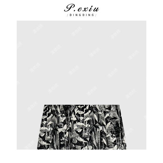 04-1潘依绣丁丁宠粉法式风轻奢气质重工全绣花半身裙 Q8947 商品图2