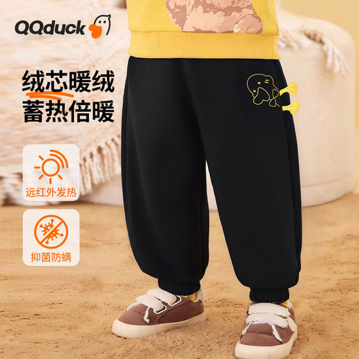 【加绒】【80-130】【可可鸭】男女童冬款加绒保暖裤子 商品图1