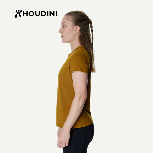 HOUDINI胡丁尼Pace Air Tee空速女户外26夏新清爽跑步徒步短袖T恤 840068 商品图3