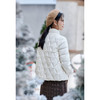 红念米白色立领羽绒服女短款小个子设计感2025冬季新款白鸭绒外套 商品缩略图1