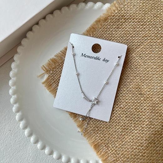 日常百搭细链设计精致项链纪念日百货门店同款-162846092 商品图1