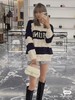 .清仓CELINE/赛琳 24秋冬新款明星同款字母提花条纹圆领毛衣、男女同款！！！条纹毛衣 商品缩略图6