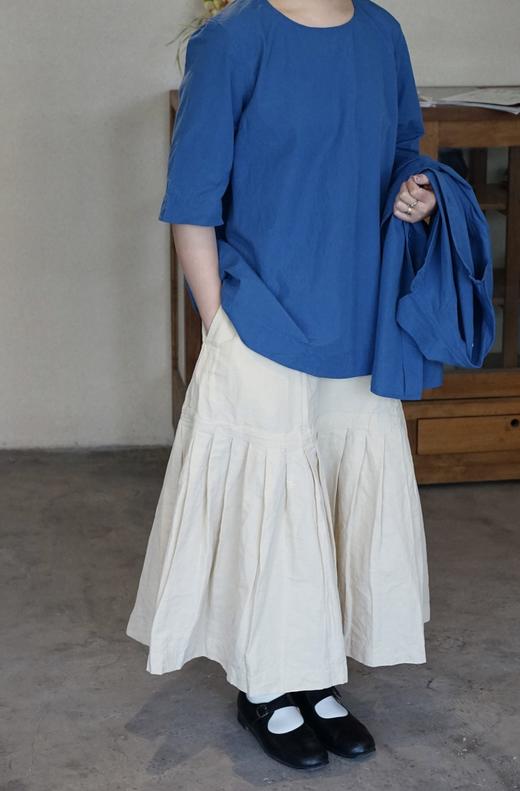 CASEY/CASEY 粉笔府绸简约短袖上衣(SIMPLE TOP) 商品图6