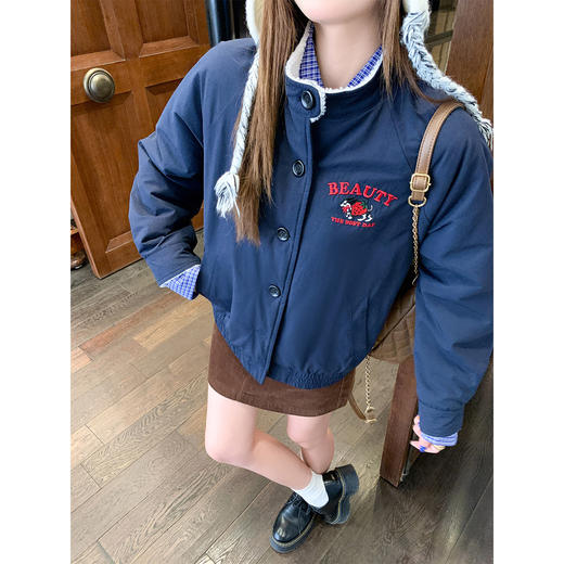 <曾小咸推荐>2.6现货秒杀 ！微信超特价！立领羊羔毛外套 日常269.99 立减130 秒杀139.99！！ 商品图1