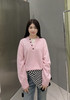 【高品质私服】【MC假两件粉色毛衣】宽松落肩版型，温柔显气质，假两件设计增加层次感G1657-CC【无标出货 介意慎拍】 商品缩略图2