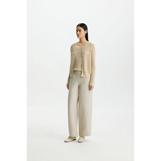 商场同款PURE TOUCH女装26春夏新款针织开衫圆领小香风针织短外套 商品图8