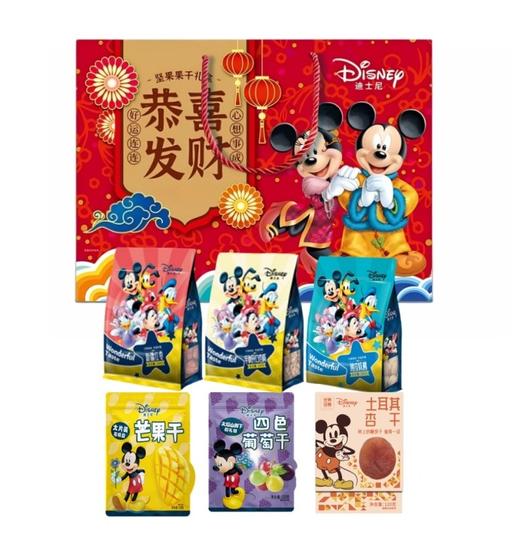 Disney迪士尼坚果礼盒装 恭喜发财礼盒 1112克/盒 商品图1