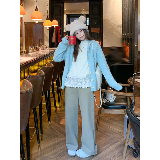 <曾小咸推荐>2.3现货秒杀 ！微信超特价！韩系连帽毛衣开衫 日常189.99 立减100 秒杀89.99！！ 商品图4