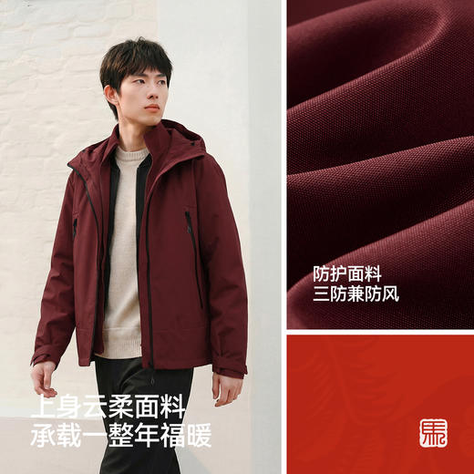 都市护身服|商场同款森马夹克男春三防外套2026新款针织内胆上衣 商品图3