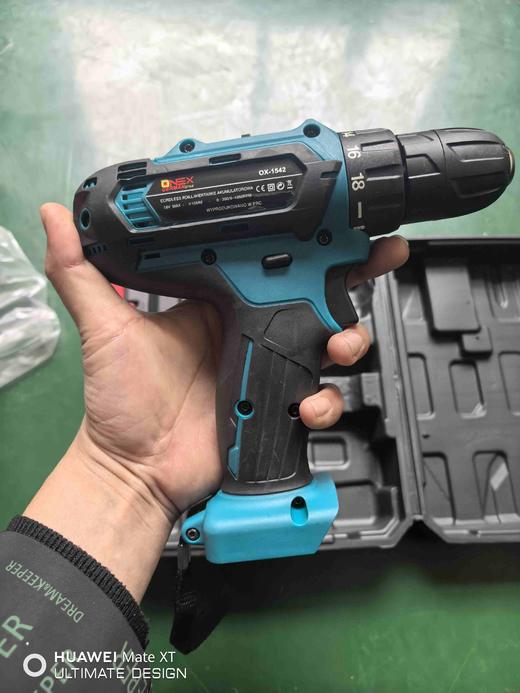 【货号07062】库存处理12V锂电钻机头总成盒子有破损得伟款插脚双速锂电钻 商品图0