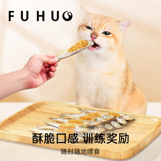 【爆款热卖】俘获满籽多春鱼冻干猫咪磨牙零食 商品图2