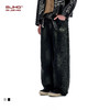 BJHG不计后果美式复古直筒牛仔裤男款春季潮流做旧宽松阔腿休闲裤 商品缩略图0