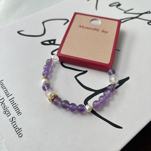 韩系紫色气质手串-纪念日百货门店同款169150590 商品图0
