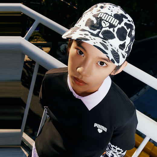 PUMA彪马童装2026春季新款儿童棒球帽奶牛满印个性潮流 商品图1