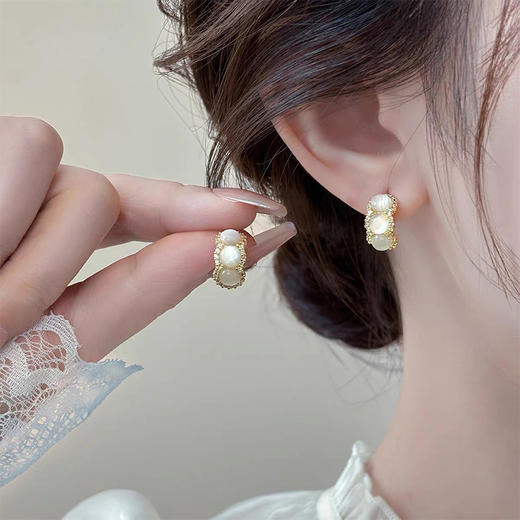 小众月光石银针耳环-纪念日百货门店同款169246161 商品图1