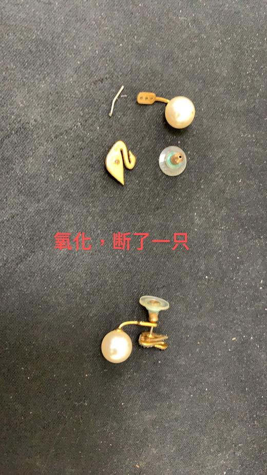 9009651939494  施华洛世奇  黑天鹅后挂式耳钉女 欧美简约大气耳环耳饰 商品图5